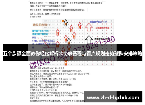 五个步骤全面教你轻松解析欧协联赛程与看点规则走势球队安排策略